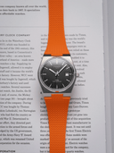 CTS Waffle FKM Rubber Strap in Orange for Tissot PRX - Nomad Watch Works SG