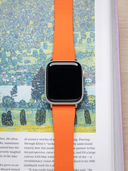 TrimFIT Classic FKM Rubber Strap in Orange for Apple Watch