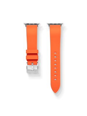 Classic FKM Rubber Strap in Orange for Apple Watch