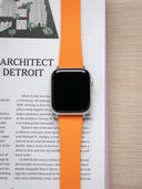 TrimFIT Tropic FKM Rubber Strap in Orange for Apple Watch