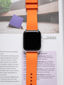 Classic FKM Rubber Strap in Orange for Apple Watch