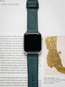 Signature Pueblo Leather Strap in Ortensia for Apple Watch