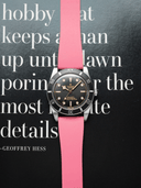CTS Classic FKM Rubber Strap in Pink - Nomad Watch Works SG