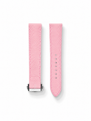 MTO Sailcloth FKM Rubber Strap in Pink for Omega Speedmaster