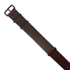 Premium Leather Nato Strap in Brown - Nomad Watch Works SG