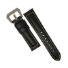 M2 Oil Waxed Leather Watch Strap in Black - Nomad Watch Works SG