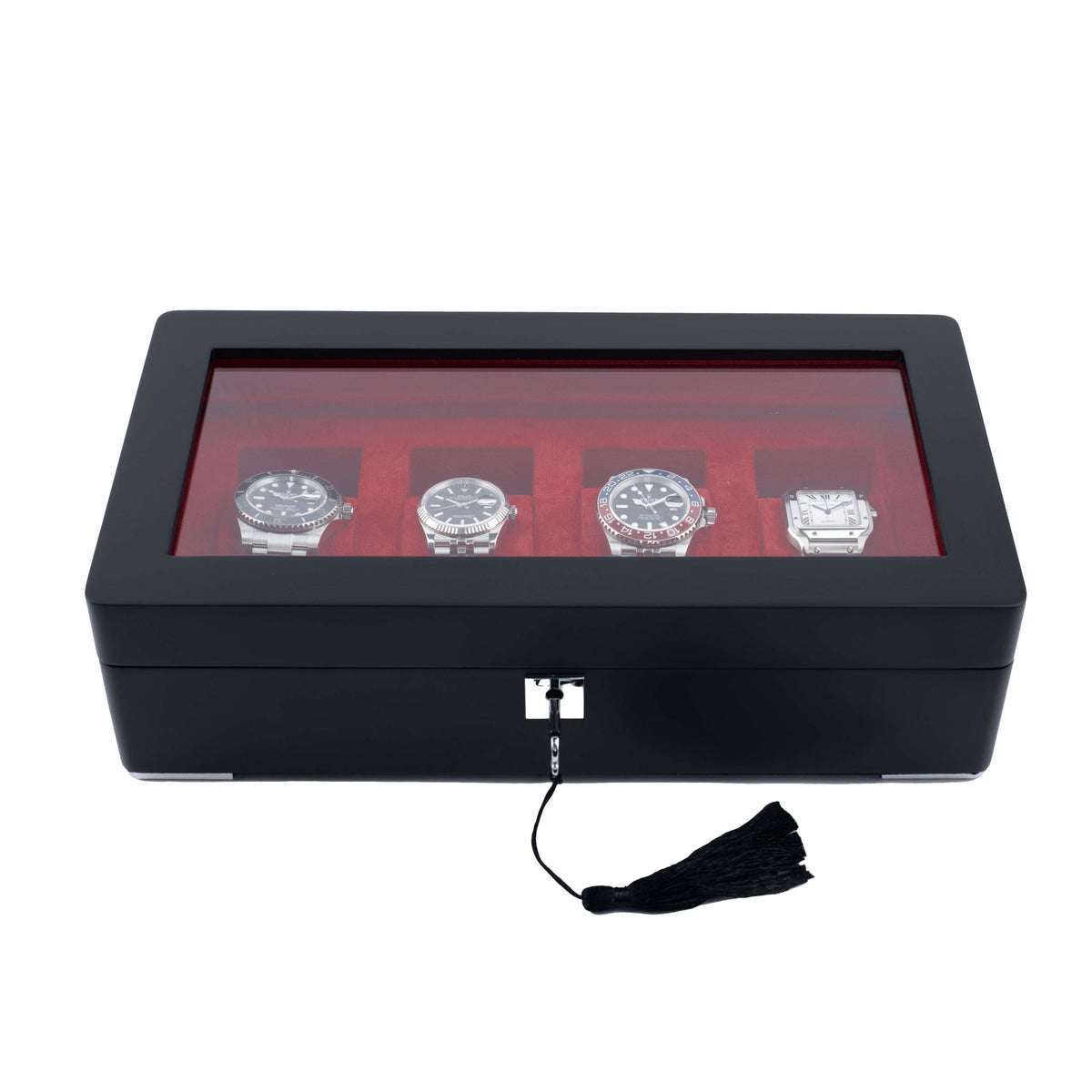 Monad Legacy Black Watch Box in Red (4 Slots)