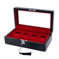 Monad Legacy Black Watch Box in Red (4 Slots)