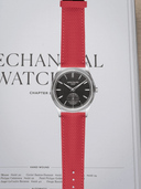 MTO Sailcloth FKM Rubber Strap in Red with Spring Deployant Clasp