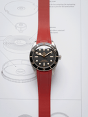 CTS Sports FKM Rubber Strap in Red for Tudor Black Bay 58 - Nomad Watch Works SG