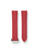 Loopless FKM Rubber Strap in Red - Nomad Watch Works SG