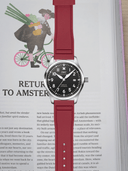 Pilot FKM Rubber Strap in Red