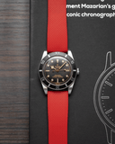 CTS Tropic FKM Rubber Strap in Red - Nomad Watch Works SG