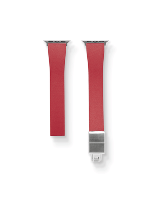 TrimFIT Classic FKM Rubber Strap in Red for Apple Watch