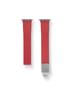 TrimFIT Tropic FKM Rubber Strap in Red for Apple Watch