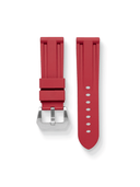 Marine FKM Rubber Strap in Red for Panerai