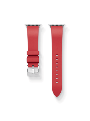 Classic FKM Rubber Strap in Red for Apple Watch