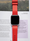 Classic FKM Rubber Strap in Red for Apple Watch