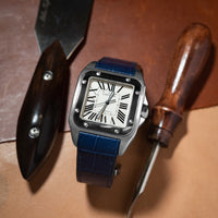 Custom Watch Strap for Cartier Santos 100