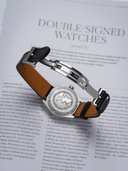 Spring Deployant Clasp in Silver - Nomad Watch Works SG