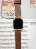 Vintage Horween Chromexcel Leather Strap in Tan for Apple Watch