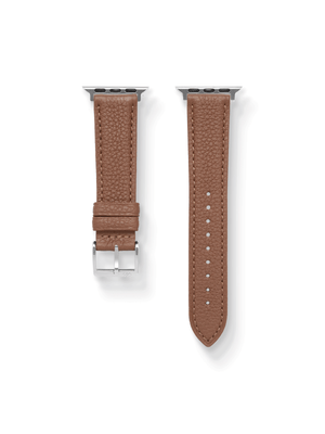 Classic Togo Leather Strap in Tan for Apple Watch