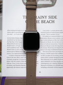 Classic Togo Leather Strap in Taupe for Apple Watch