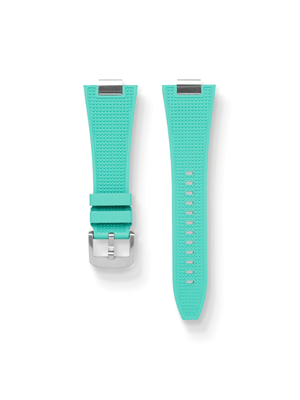 Waffle FKM Rubber Strap in Tiffany for Tissot PRX - Nomad Watch Works SG