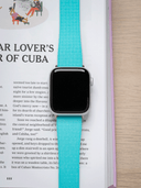 TrimFIT Mosaic FKM Rubber Strap in Turquoise for Apple Watch