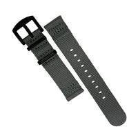 Seat Belt Nato Strap in Grey (Apple Watch) - Nomad Watch Works SG
