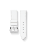 MTO Sailcloth FKM Rubber Strap in White for Panerai