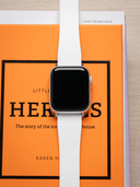 TrimFIT Mosaic FKM Rubber Strap in White for Apple Watch