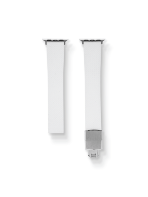 TrimFIT Tropic FKM Rubber Strap in White for Apple Watch