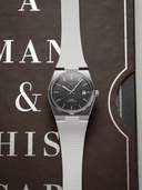 CTS Waffle FKM Rubber Strap in White for Tissot PRX - Nomad Watch Works SG