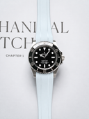 TrimFIT Sports FKM Rubber Strap in White for Rolex Submariner
