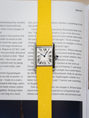 TrimFIT Mosaic FKM Rubber Strap in Yellow for Cartier Tank