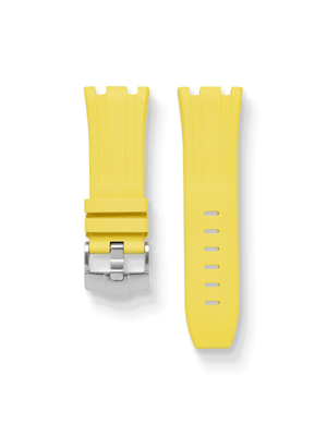 Sports FKM Rubber Strap in Yellow for AP Royal Oak Offshore