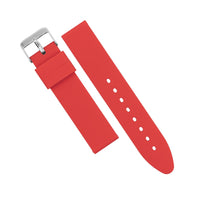 Basic Rubber Strap in Red (18mm) - Nomad Watch Works SG