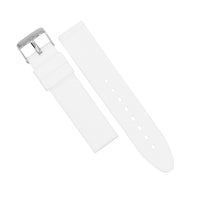 Basic Rubber Strap in White (18mm) - Nomad Watch Works SG