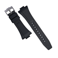 Flex Rubber Strap in Black for Tissot PRX - Nomad Watch Works SG