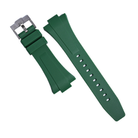 Flex Rubber Strap in Green for Tissot PRX - Nomad Watch Works SG