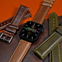 N2W Classic Horween Leather Strap in Chromexcel® Tan (38, 40, 41mm) - Nomad Watch Works SG