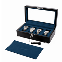 Monad Legacy Black Watch Box in Navy (4 Slots) - PREORDER