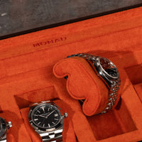 Monad Legacy Black Watch Box in Orange (4 Slots)