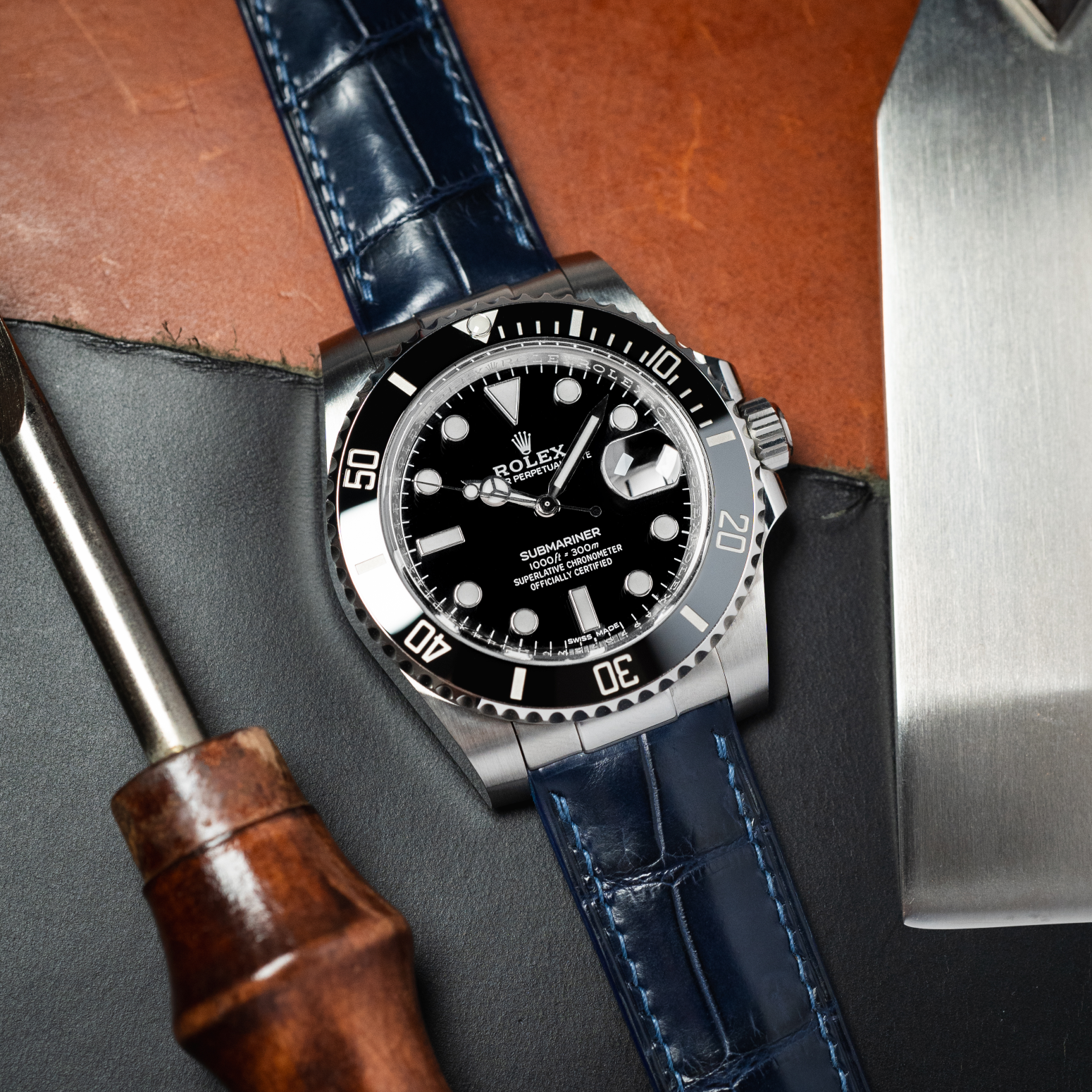 Genuine rolex watch best sale straps