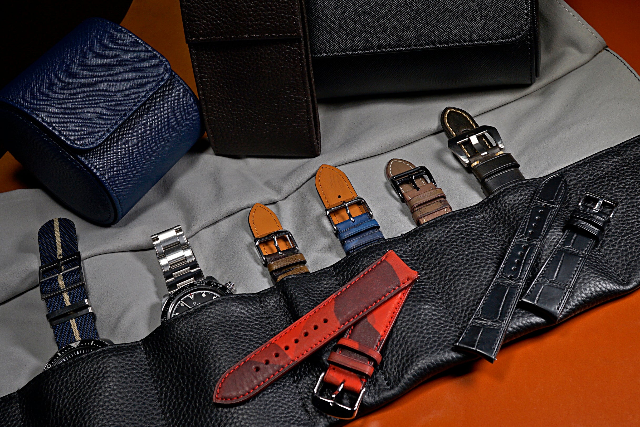 Gents leather 2025 watch straps