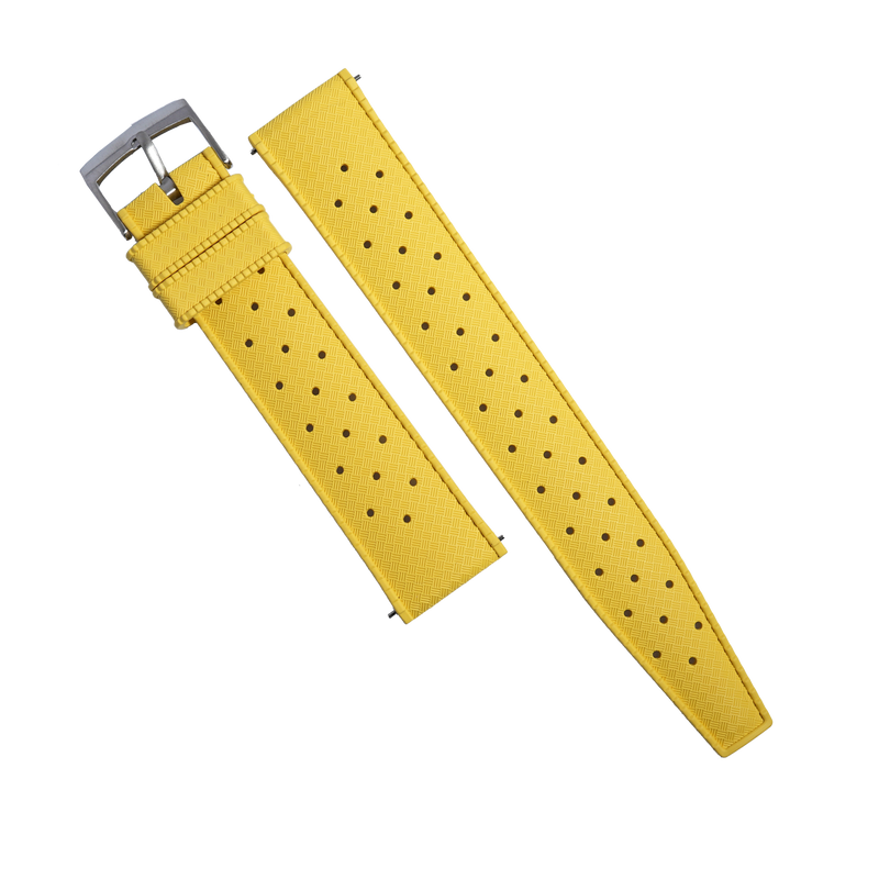 Tropic FKM Rubber Strap in Yellow - Nomad Watch Works SG
