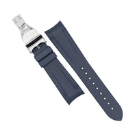 Curved End Rubber Strap for Tudor Black Bay 41/GMT/Chrono in Navy (22mm) - Nomad Watch Works SG