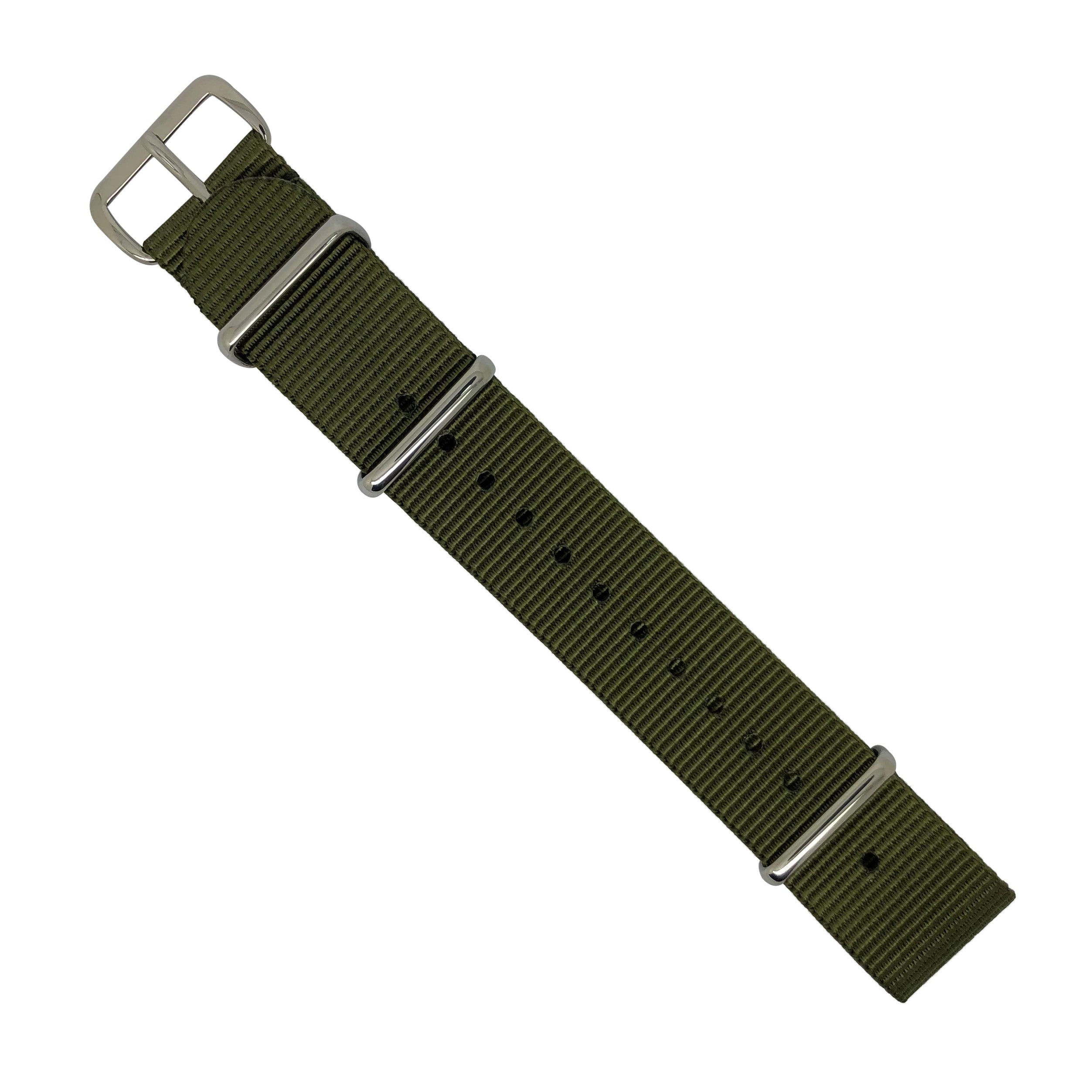 Premium Nato Strap in Olive Nomad Watch Works SG