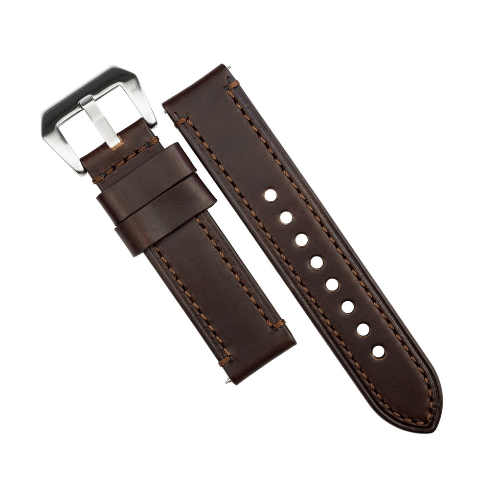 Ammo Horween Leather Strap in Chromexcel® Brown – Nomad Watch Works SG